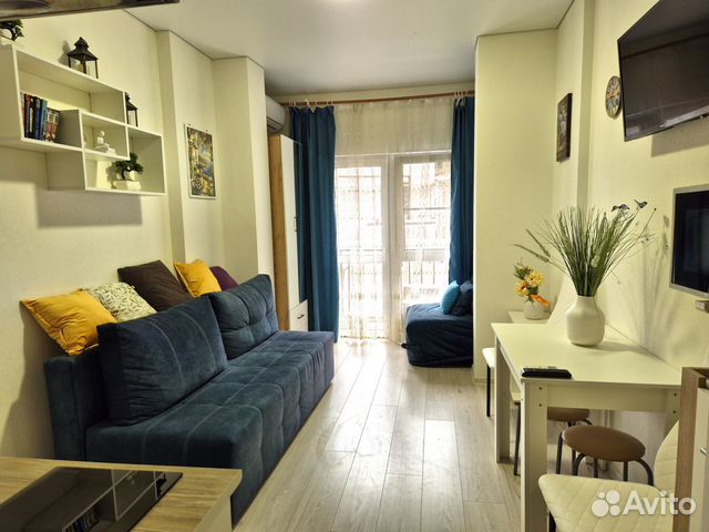 

Квартира-студия, 23 м², 2 кровати