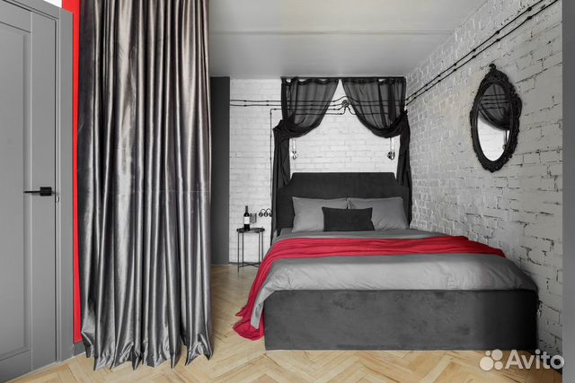 

1-к. квартира, 38 м², 2 кровати