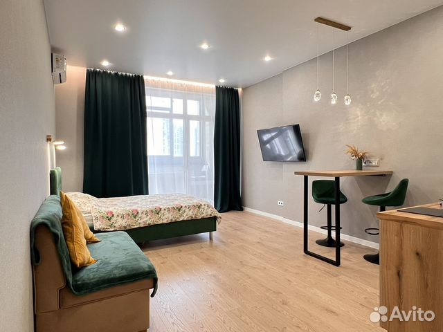 

Квартира-студия, 30 м², 2 кровати