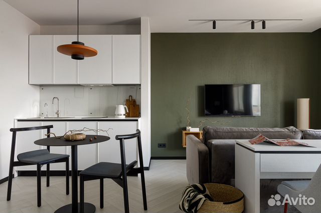 

Квартира-студия, 45,7 м², 2 кровати