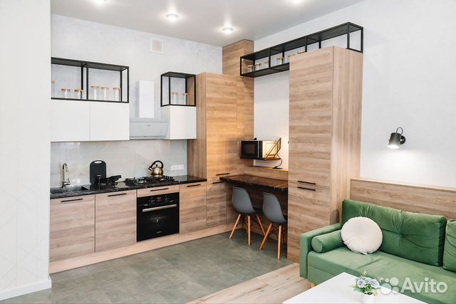 

1-к. квартира, 38 м², 2 кровати