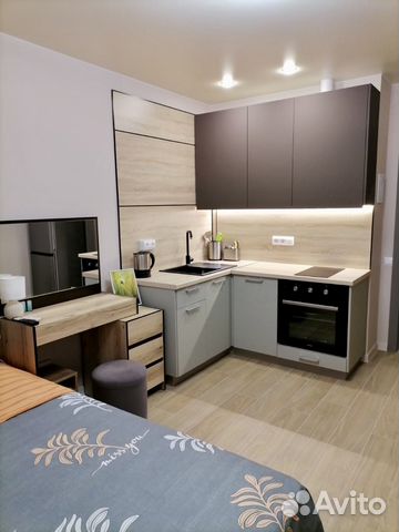 

Квартира-студия, 30 м², 1 кровать