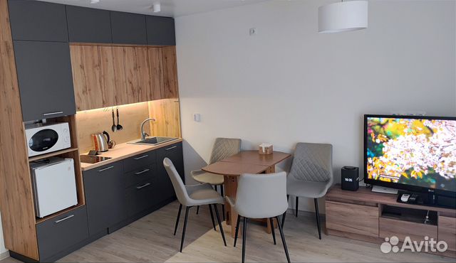 

Квартира-студия, 34 м², 1 кровать