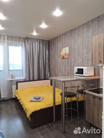 

Квартира-студия, 25 м², 2 кровати