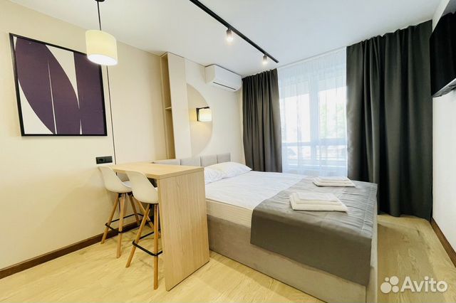 

Квартира-студия, 29 м², 1 кровать