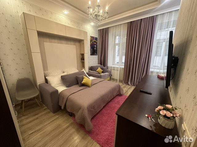 

Квартира-студия, 26 м², 2 кровати