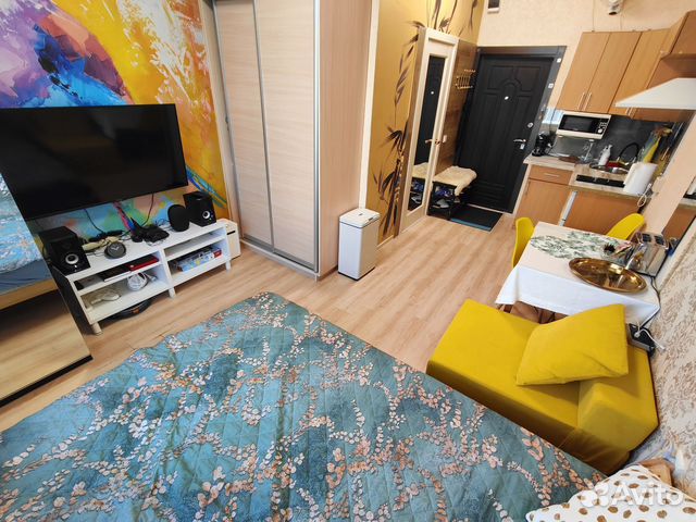 

Квартира-студия, 26 м², 2 кровати