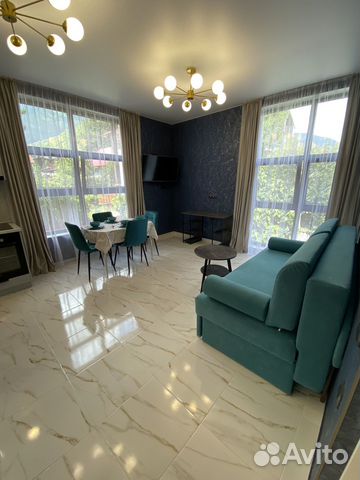 

1-к. квартира, 45 м², 2 кровати