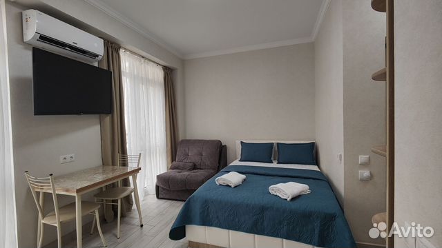 

Квартира-студия, 28 м², 2 кровати