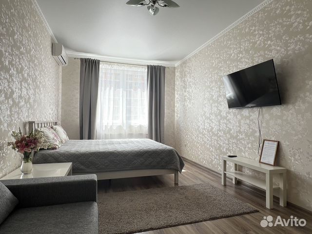 

1-к. квартира, 44 м², 3 кровати