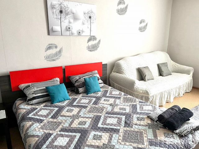 

1-к. квартира, 39 м², 2 кровати