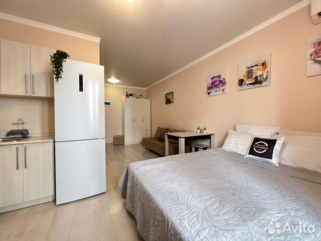 

Квартира-студия, 33 м², 2 кровати