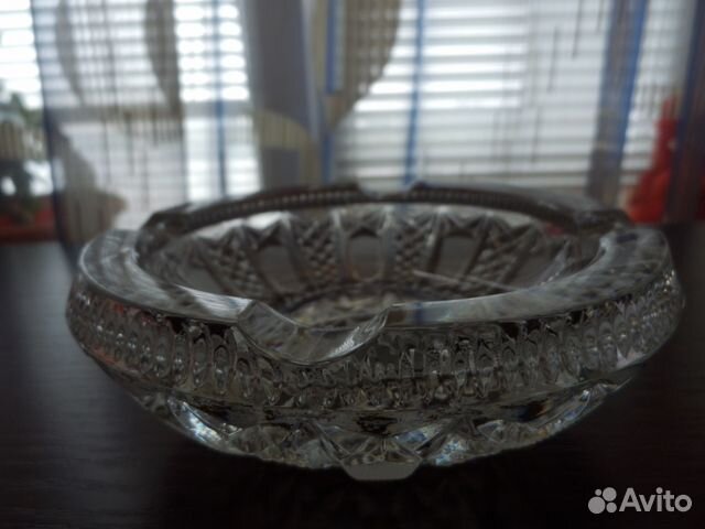 Пепельница наст.чешский хрусталь куплена1969г СССР
