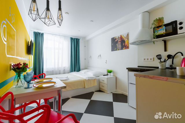 

Квартира-студия, 17 м², 1 кровать