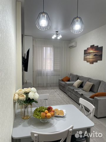 

1-к. квартира, 54 м², 3 кровати