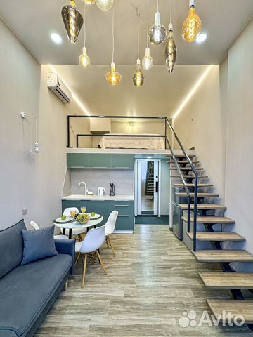 

Квартира-студия, 35 м², 2 кровати
