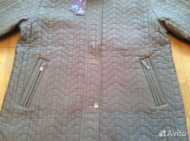 Куртка женская новая стёганая хаки р. 52 Куртка женская новая стёганая хаки р. 52