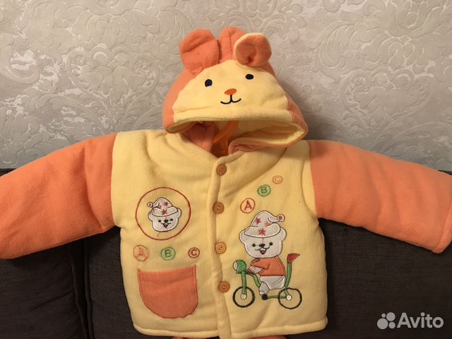 Костюм утеплённый р.74-80 (новый)