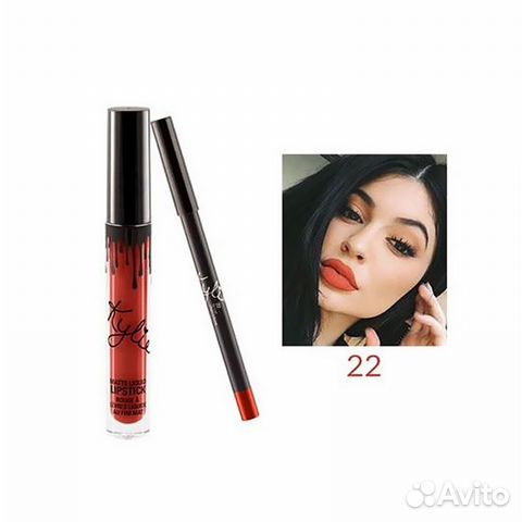 Набор помада + карандаш Kylie Lipstick Lip Liner Набор помада + карандаш Kylie Lipstick Lip Liner