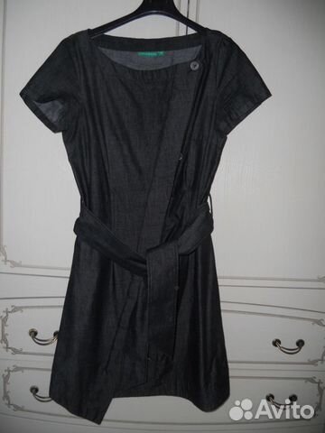 Черное джинсовое платье applemoon Черное джинсовое платье applemoon