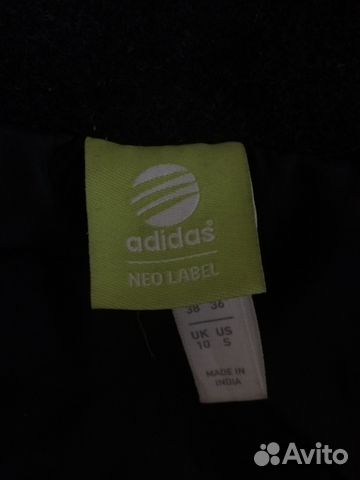 Демисезонное полупальто Adidas.70шерсть.Сост.отл