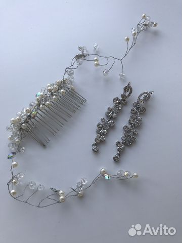 Гребень для волос. Свадебное украшение для волос