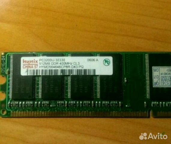 DDR 400mhz 512 mb две шт