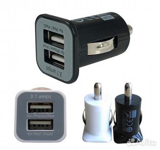 Автомобильные зарядные устройства с USB выходом