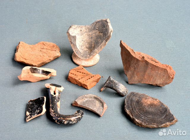 Черепки древнегреческих сосудов