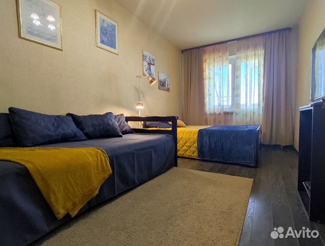 

1-к. квартира, 36 м², 3 кровати