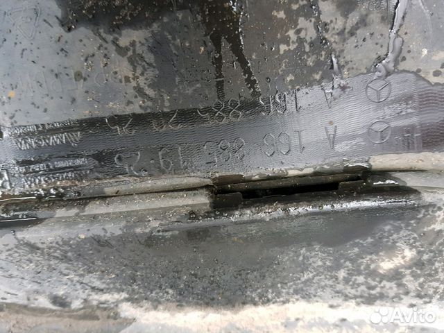 Юбка заднего баммера mersedes ML w166 gle 166