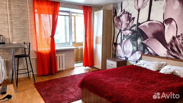 

Квартира-студия, 32 м², 2 кровати