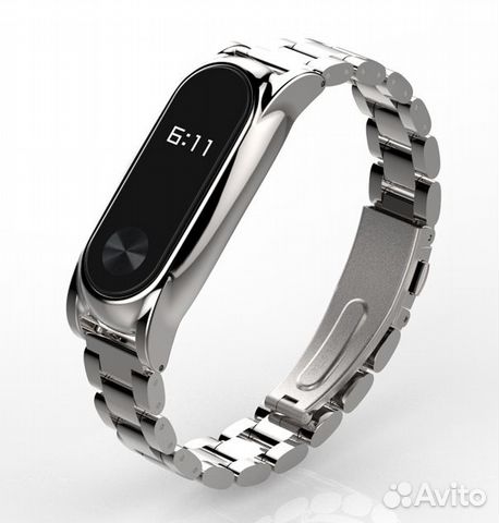 Металлический браслет для Xiaomi mi band 2