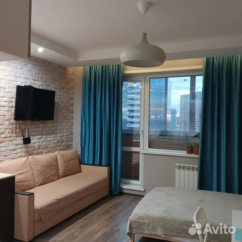 

Квартира-студия, 30 м², 2 кровати