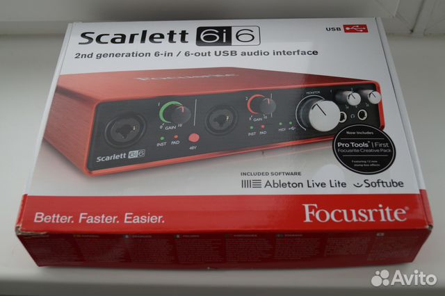 Звуковая карта focusrite scarlett 6i6