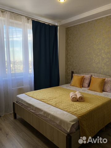 

1-к. квартира, 52 м², 3 кровати