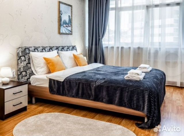 

1-к. квартира, 40 м², 2 кровати