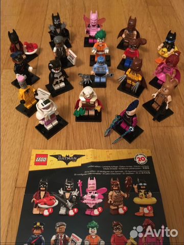 Lego Minifigures лего lego серия 20 Batman
