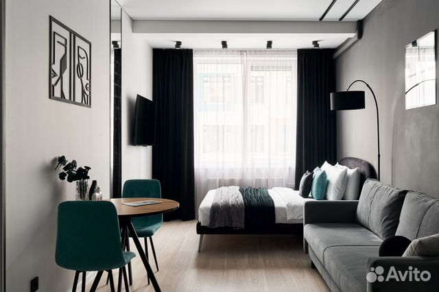 

Квартира-студия, 31 м², 2 кровати