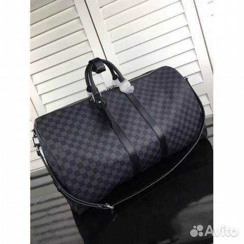 Сумка lv дорожная зеленая