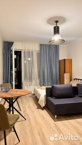 

Квартира-студия, 32 м², 2 кровати