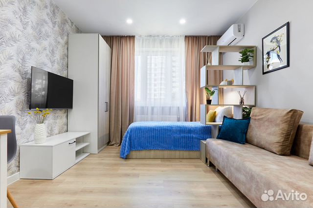 

Квартира-студия, 20 м², 2 кровати