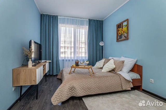 

1-к. квартира, 39 м², 2 кровати
