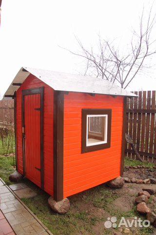 Домик Детский Игровой из дерева