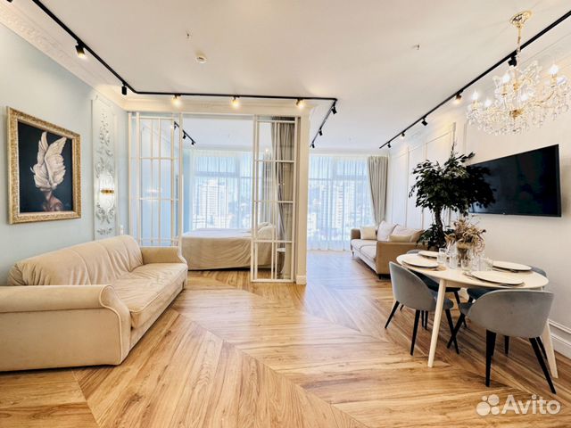 

Квартира-студия в апарт-отеле, 59 м², 3 кровати