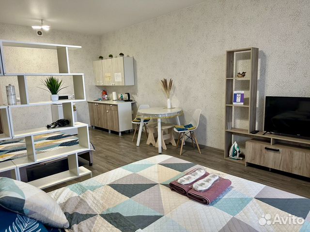 

Квартира-студия, 40 м², 2 кровати