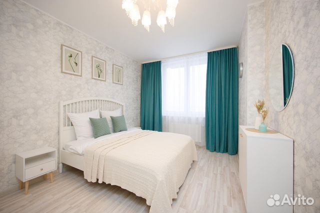 

1-к. квартира, 46 м², 2 кровати