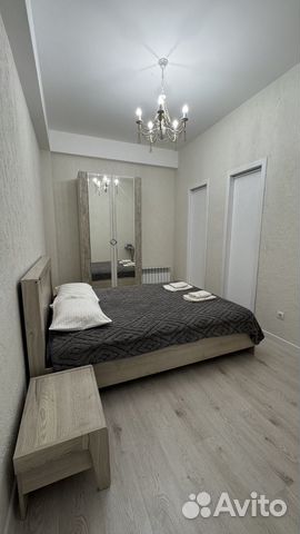 

1-к. квартира, 60 м², 2 кровати