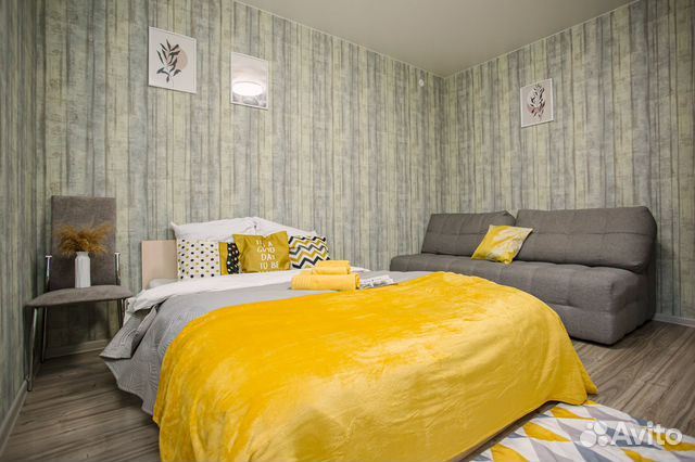 

1-к. квартира, 34 м², 2 кровати