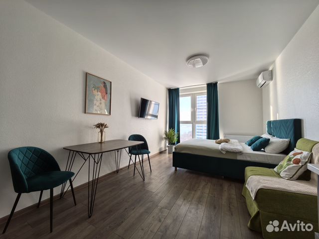 

Квартира-студия, 28 м², 2 кровати